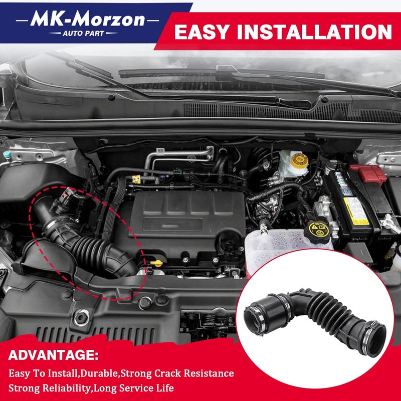 MK-Morzon Air Intake Hose Compatible with 2013-2021 Buick Encore 2015-2021 Chevy Trax Replaces# 95135922 Air Filter Hose - Image 5